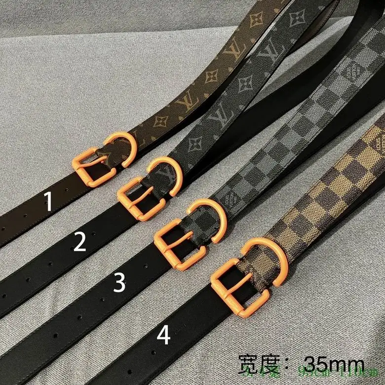 LV Belt 34mmX95-110cm 7D46